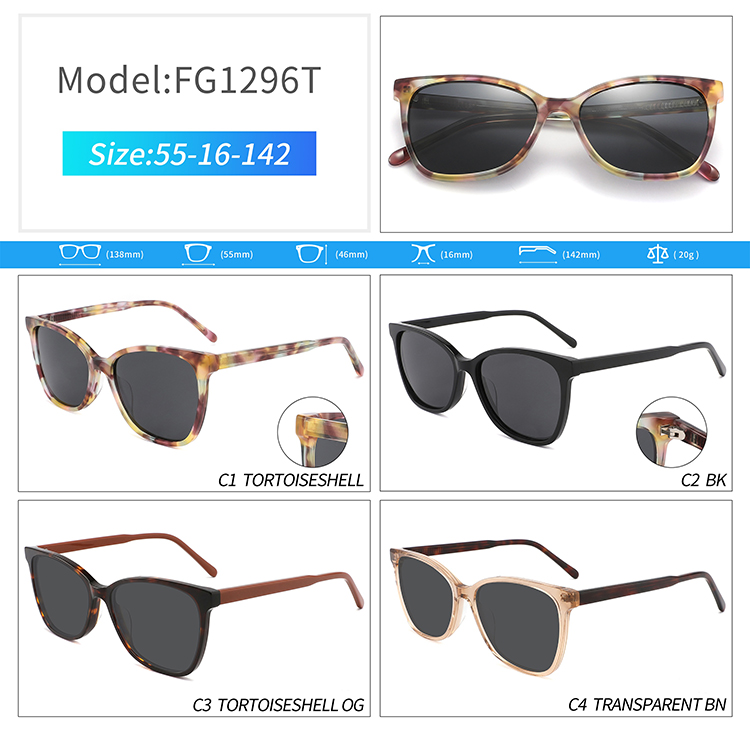 FG1296-uv protection sunglasses 400 FG1296-lunettes de soleil protection uv 400