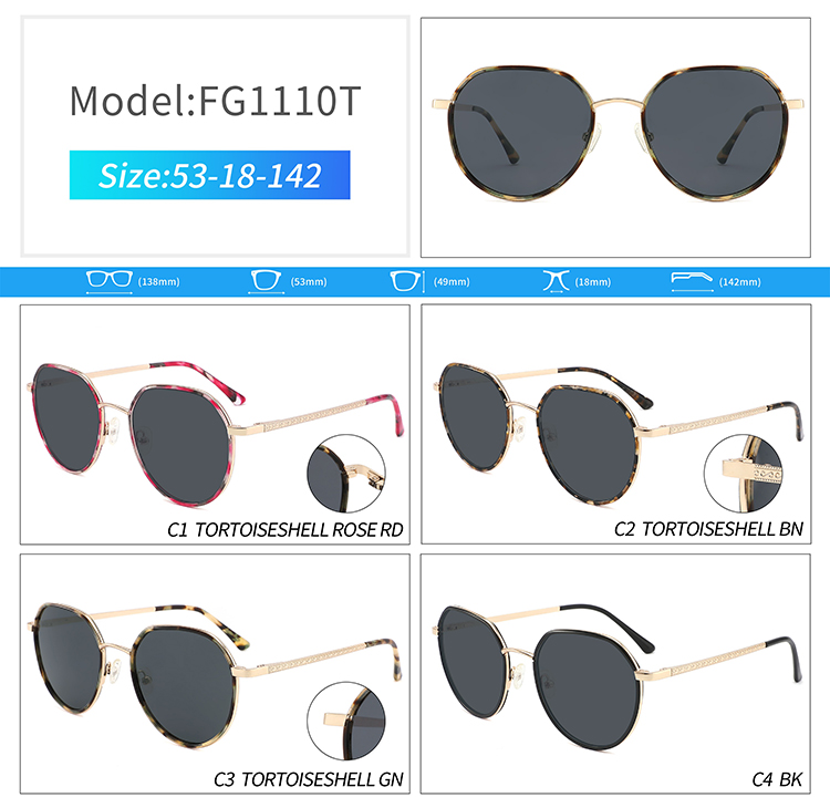 FG1110-popular sunglasses for women FG1110-lunettes de soleil populaires pour femmes