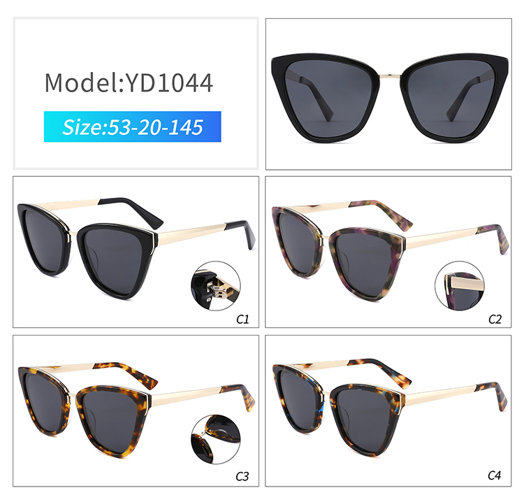 YD1044-trending women sunglasses Lunettes de soleil pour femmes, tendance YD1044
