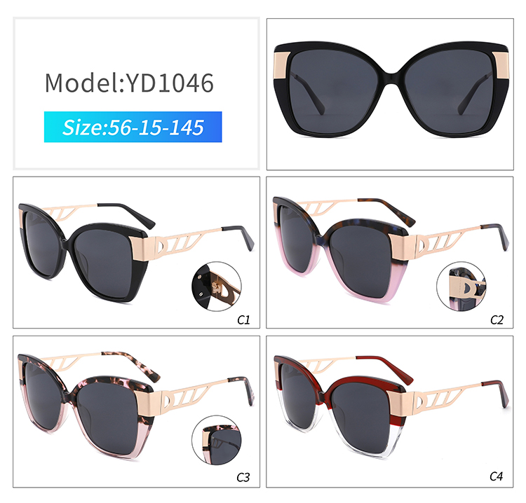 YD1046-quality sun glasses Lunettes de soleil de qualité YD1046