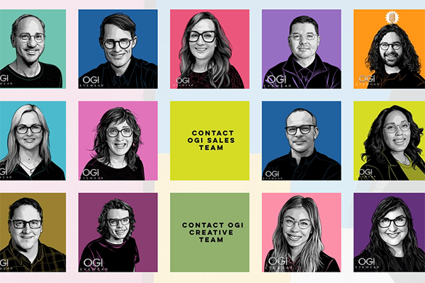 OGI EYEWEAR TEAM L'ÉQUIPE DE LUNETTES OGI