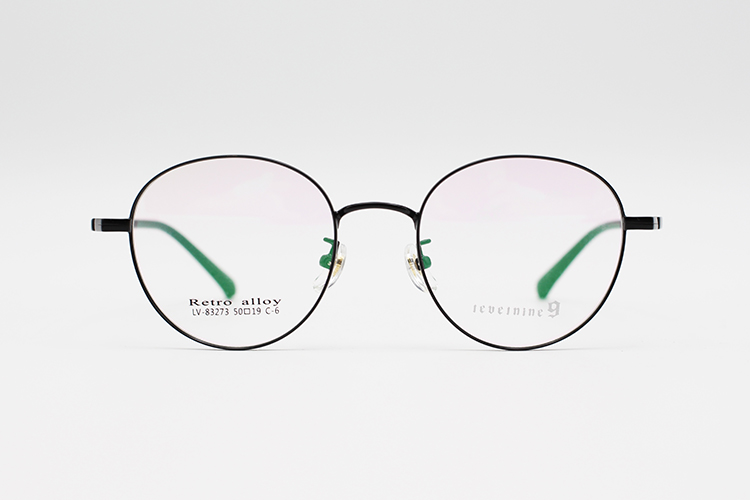 Montures de lunettes circulaires pour hommes_C6