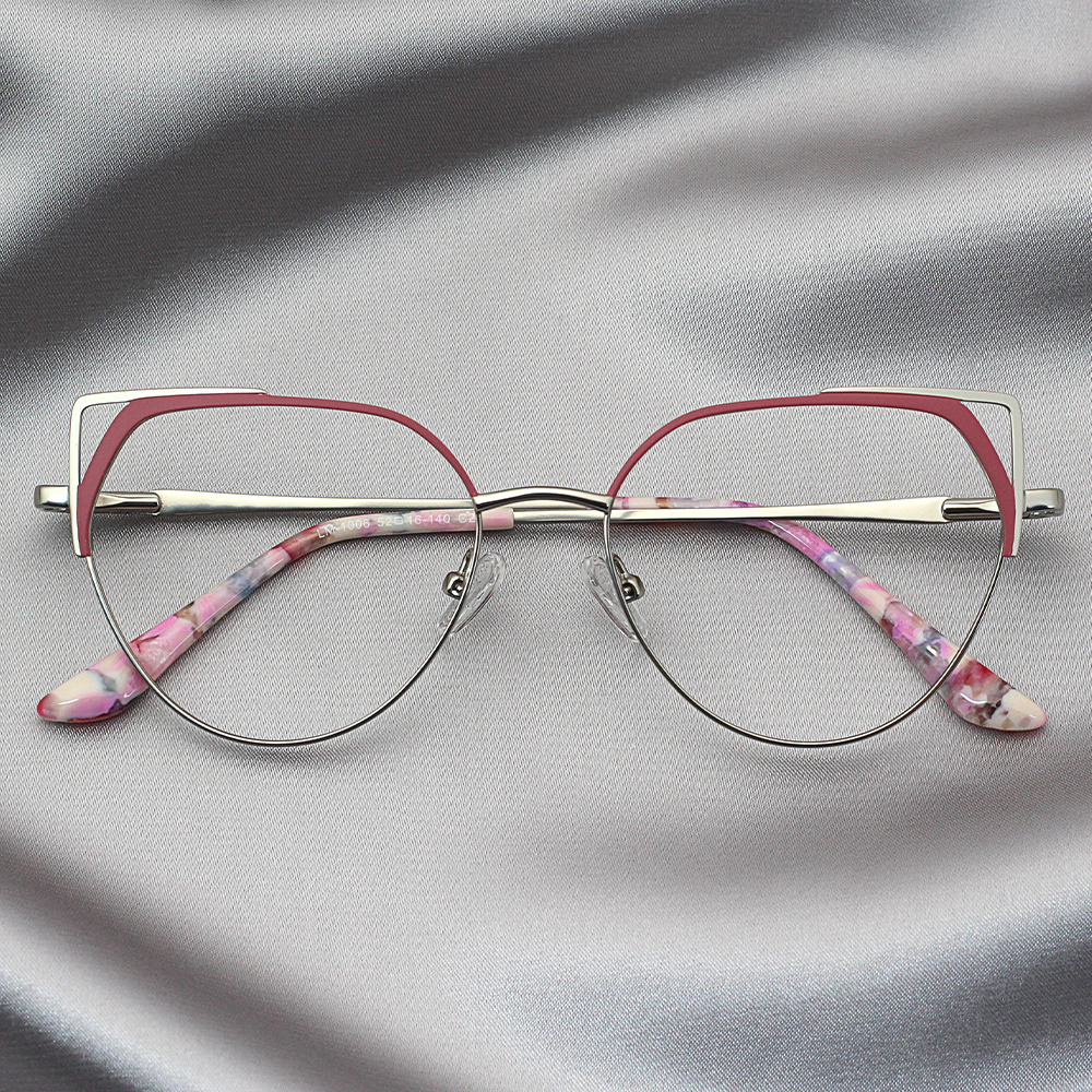 Lunettes à monture métallique