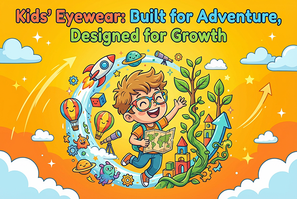 Kids Eyewear Built for Adventure, Designed for Growth Lunettes pour enfants conçues pour l'aventure, conçues pour la croissance