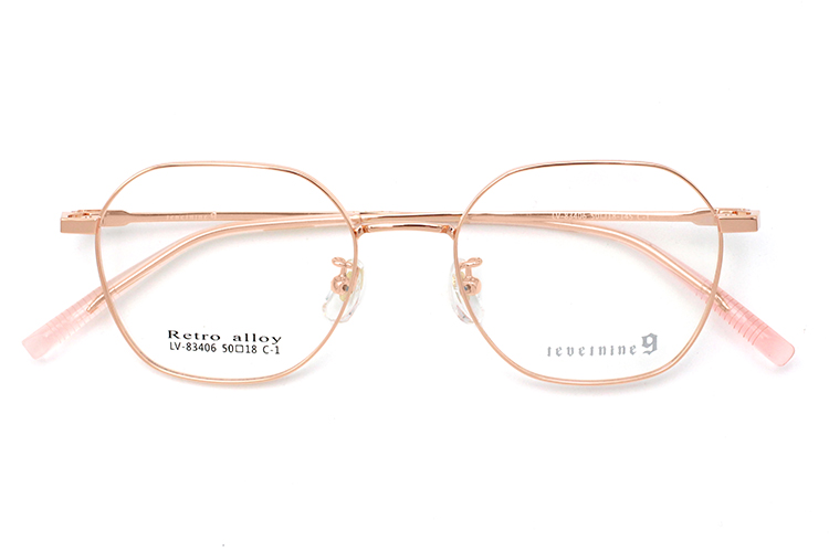 Monture de lunettes en métal - Or rose