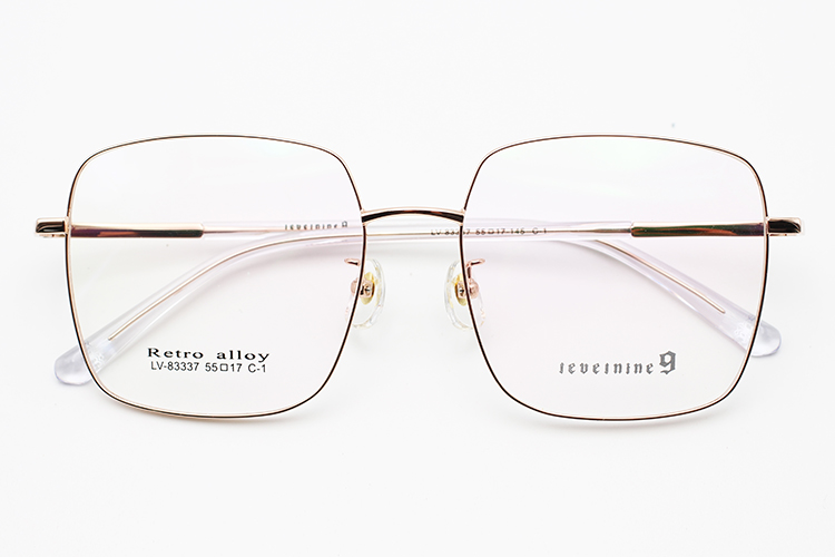 Lunettes de vue homme en métal - Or