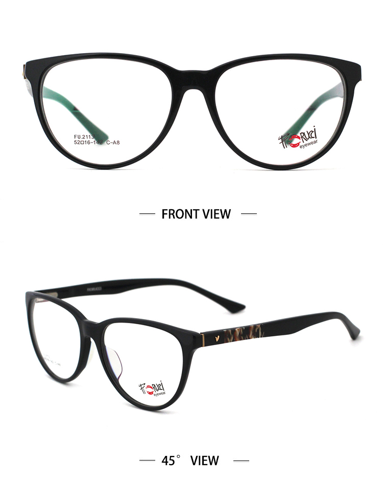 SKU-A8 monture de lunettes en acétate avec ordonnance SKU-A8