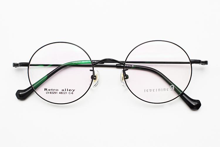 Lunettes rondes à monture fine_C6