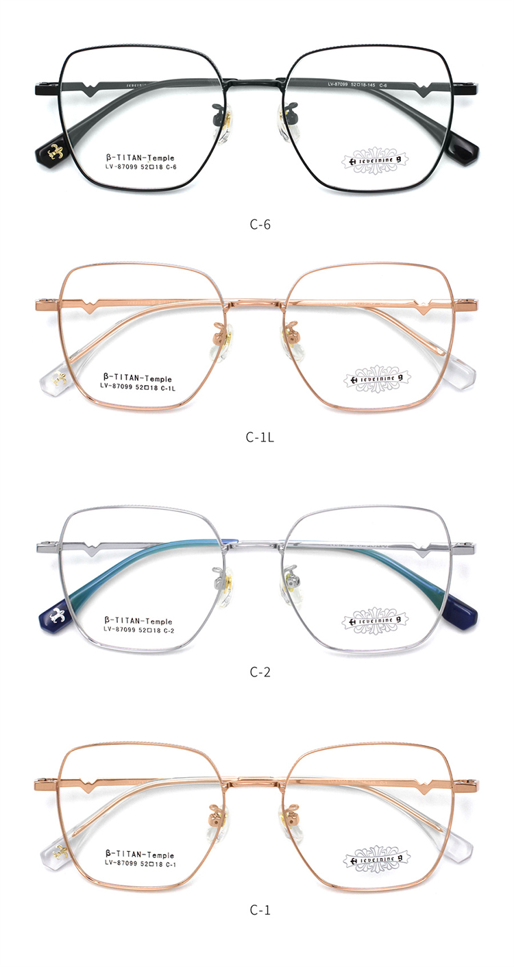 Titanium Optical Frame Cadre optique en titane