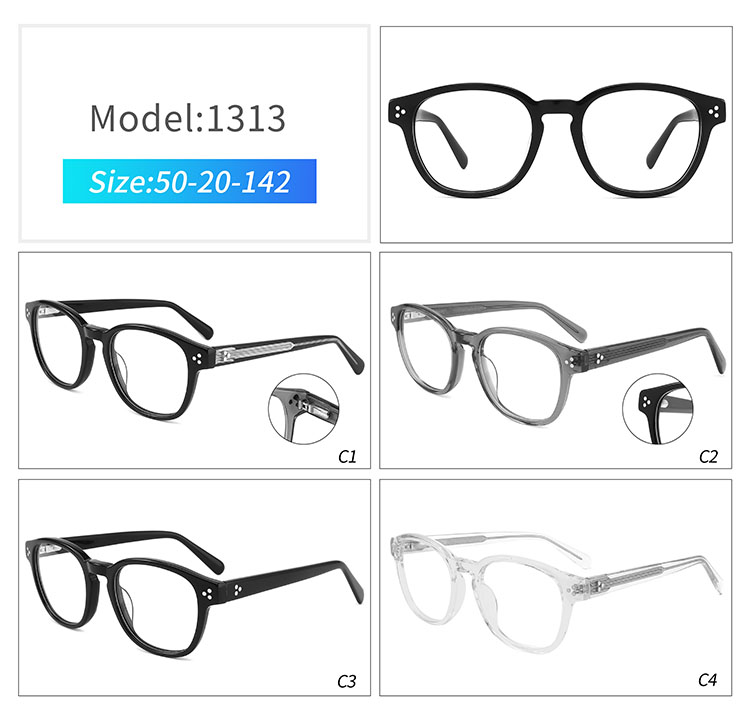 FG1313-acetate glasses Lunettes FG1313-acétate