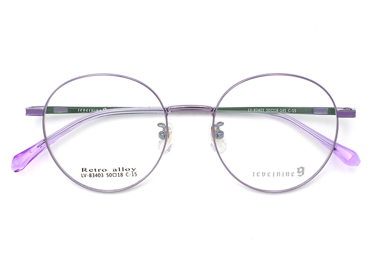 Montures de lunettes optiques en métal - Violet