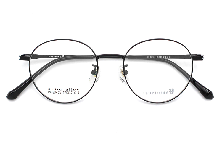 Montures de verres en métal - Noir