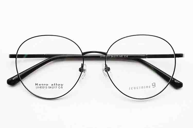 Grande monture de lunettes rondes_C6