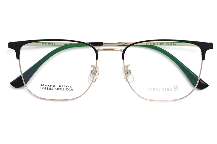 Montures de lunettes haut de gamme - Noir et Or