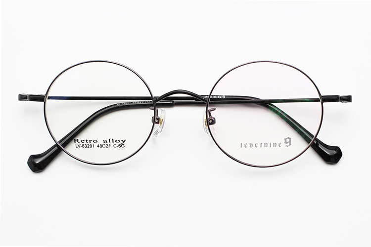 Lunettes rondes à monture fine_C6G