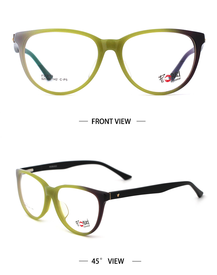 SKU-P5 monture de lunettes en acétate avec ordonnance SKU-P5