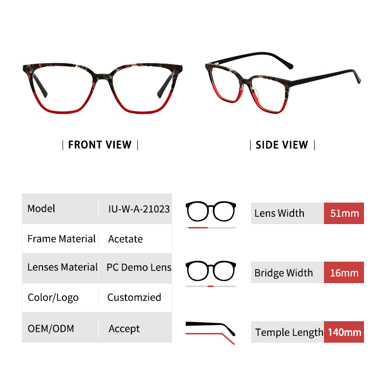 Nouvelles montures de lunettes pour hommes