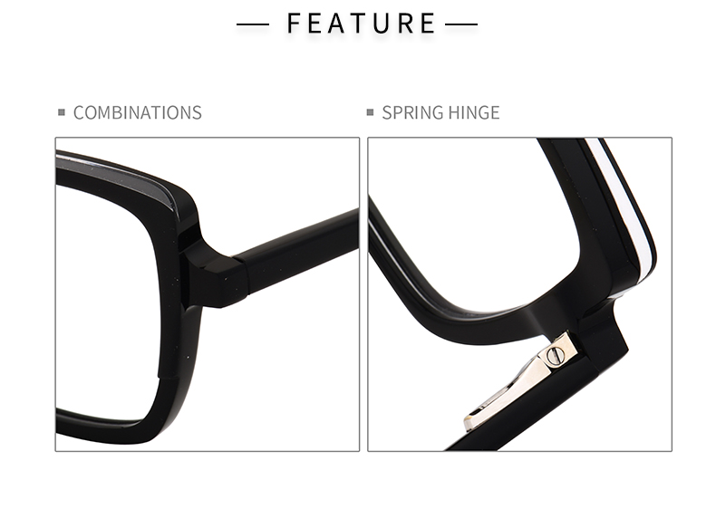 Montures optiques carrées en acétate_FEATURE