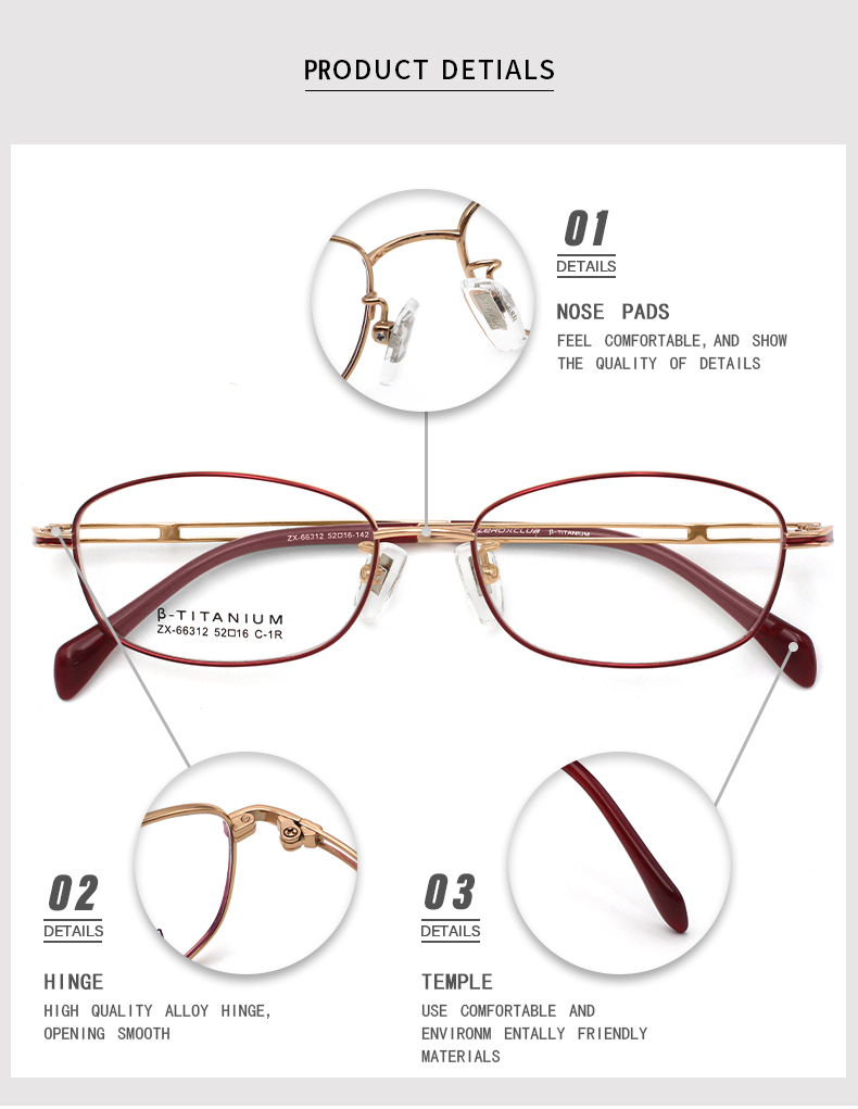 Montures de lunettes ovales