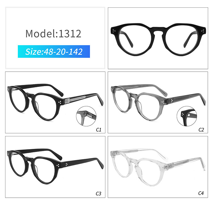 FG1312- Stylish Spectacle Frames FG1312- Montures de lunettes élégantes