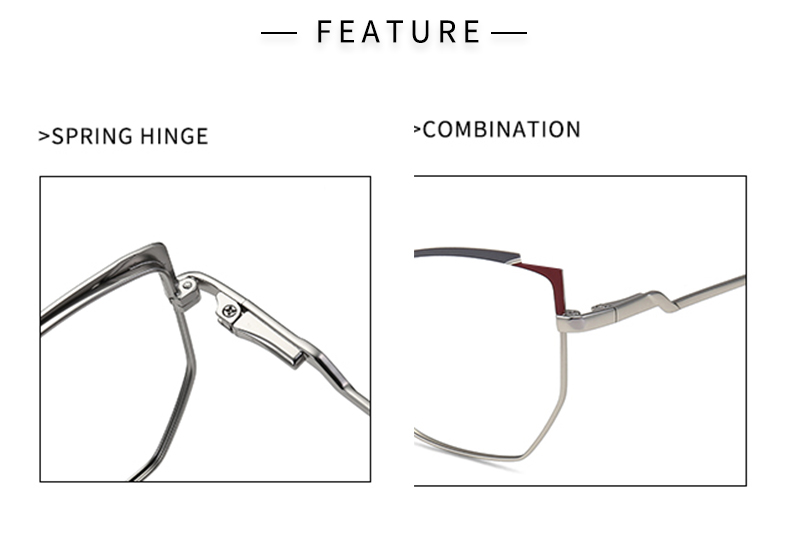 Lunettes œil de chat en métal IU-LM1004_03