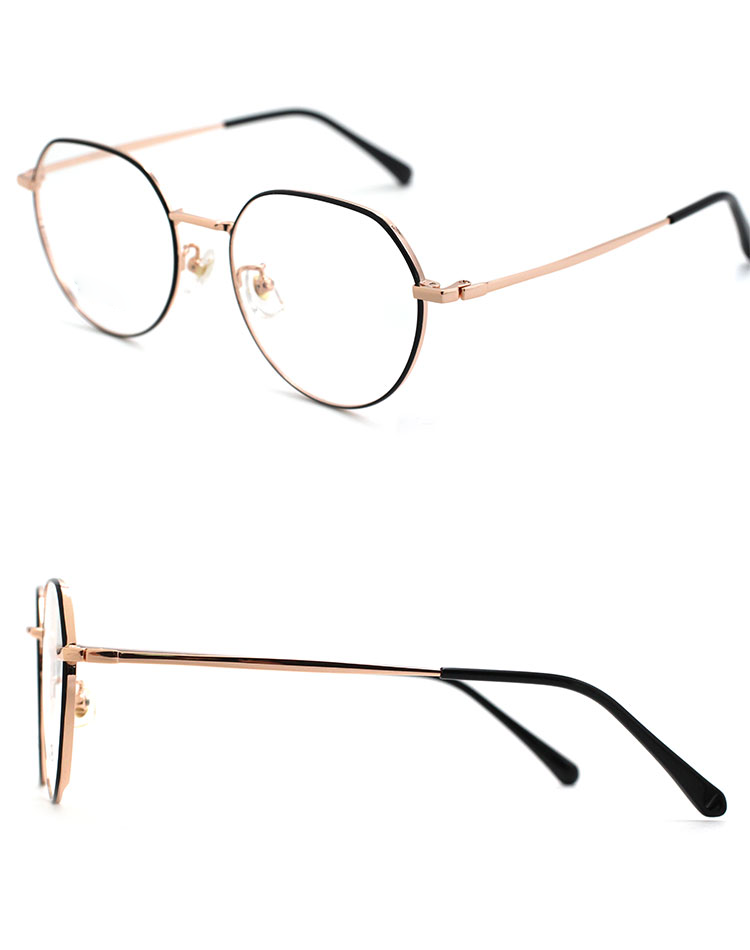 Montures de lunettes légères pour femmes_Or rose