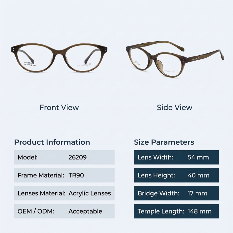LevelNine 26209 TR90 Glasses Frames00001 Montures de lunettes LevelNine 26209 TR9000001