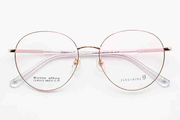 Grande monture de lunettes rondes_C1F