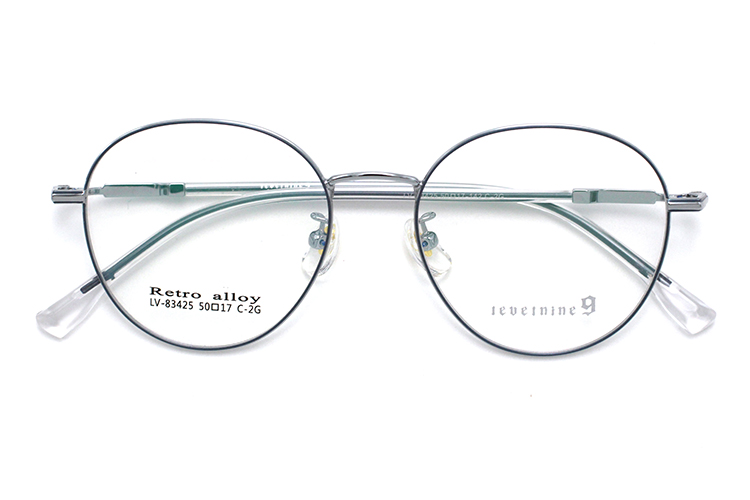 Montures Optiques Métal - Gris