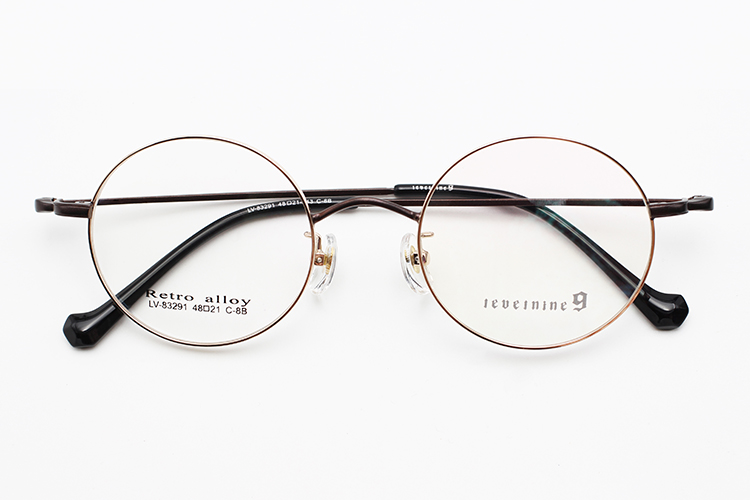 Lunettes rondes à bords fins_C8B