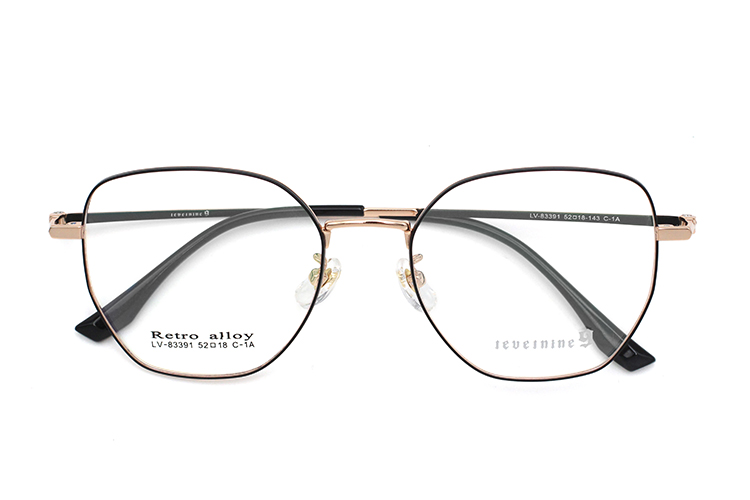 Montures de lunettes de luxe Noir-Or