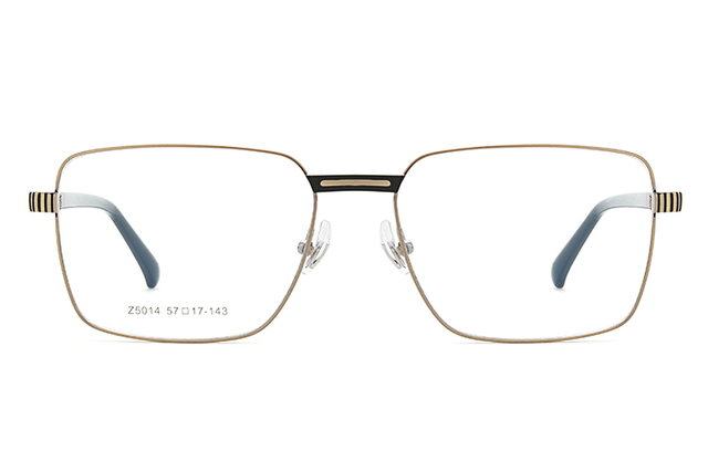 Montures de lunettes en métal, vente en gros, HT5014