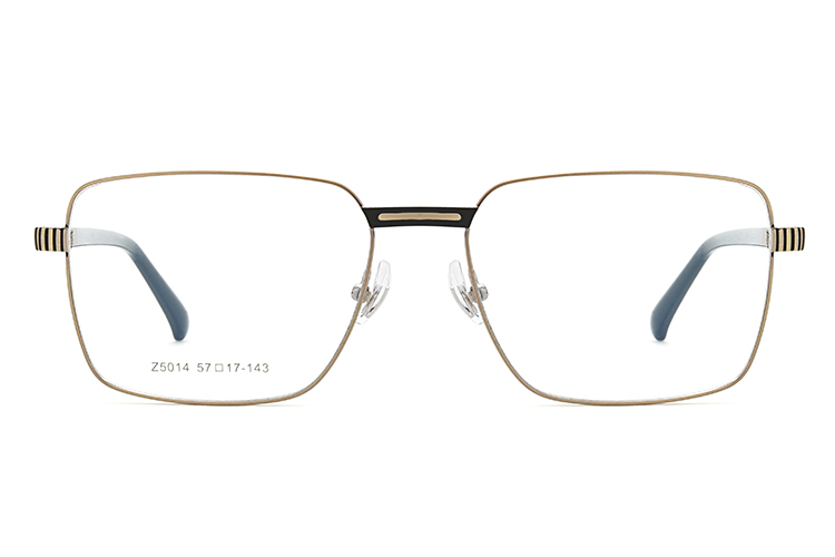 Montures de lunettes en métal, vente en gros, HT5014