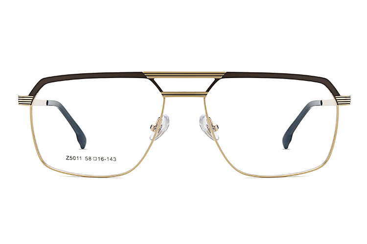 Montures de lunettes en métal, vente en gros, HT5011