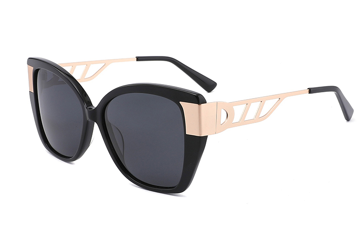 Lunettes de soleil en métal acétate-YD1046T