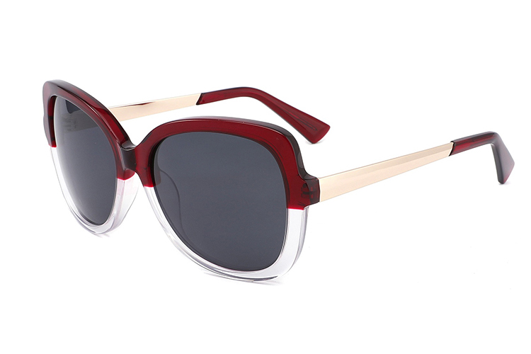 Lunettes de soleil en métal acétate-YD1045T