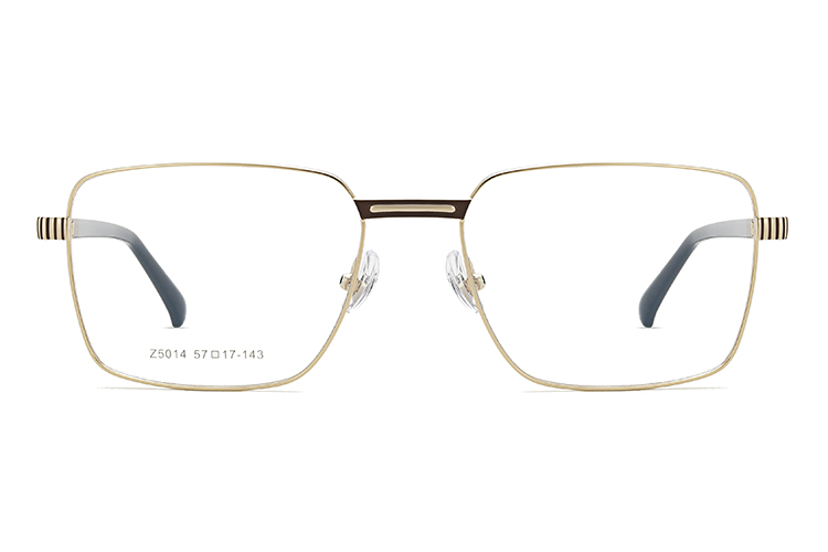 Montures de lunettes en métal, vente en gros, HT5014