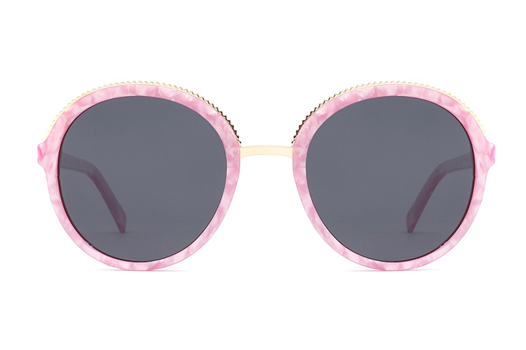 Lunettes de soleil en métal acétate-YD1042T