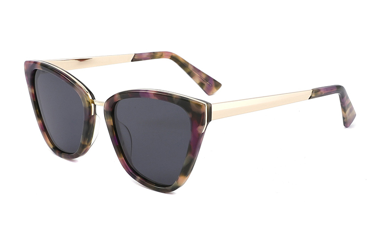 Lunettes de soleil en métal acétate-YD1044T