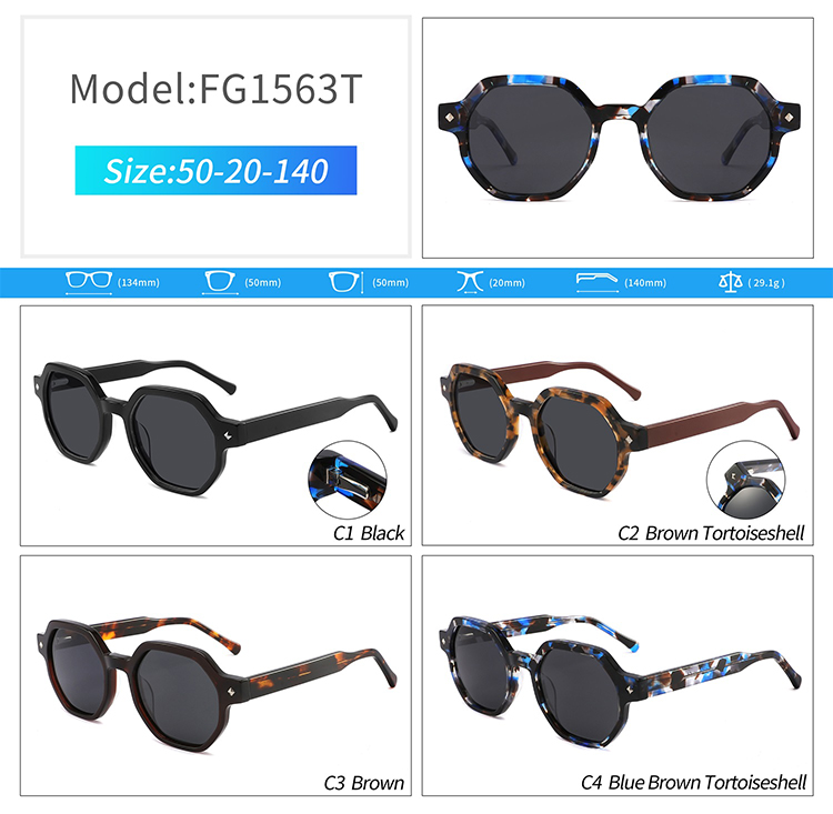 FG1563-lunettes de soleil unisexe logo personnalis&eacute;