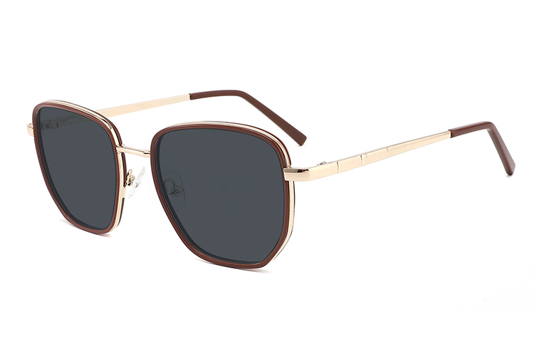 Lunettes de soleil en métal acétate-FG1072T