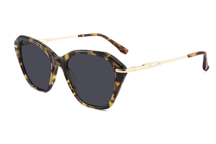 Lunettes de soleil en métal acétate-ZD8812T