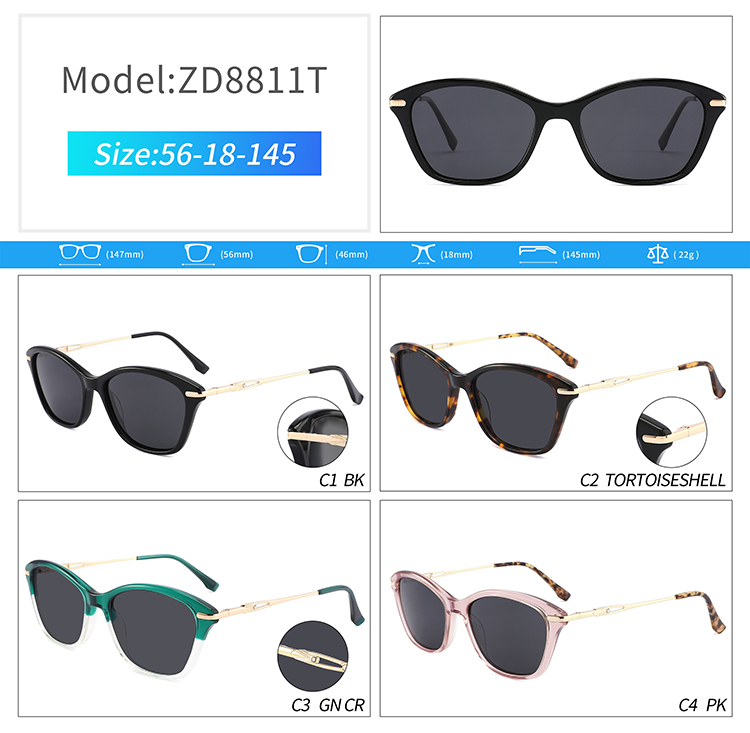 Lunettes de soleil promotionnelles ZD8811-vente en gros