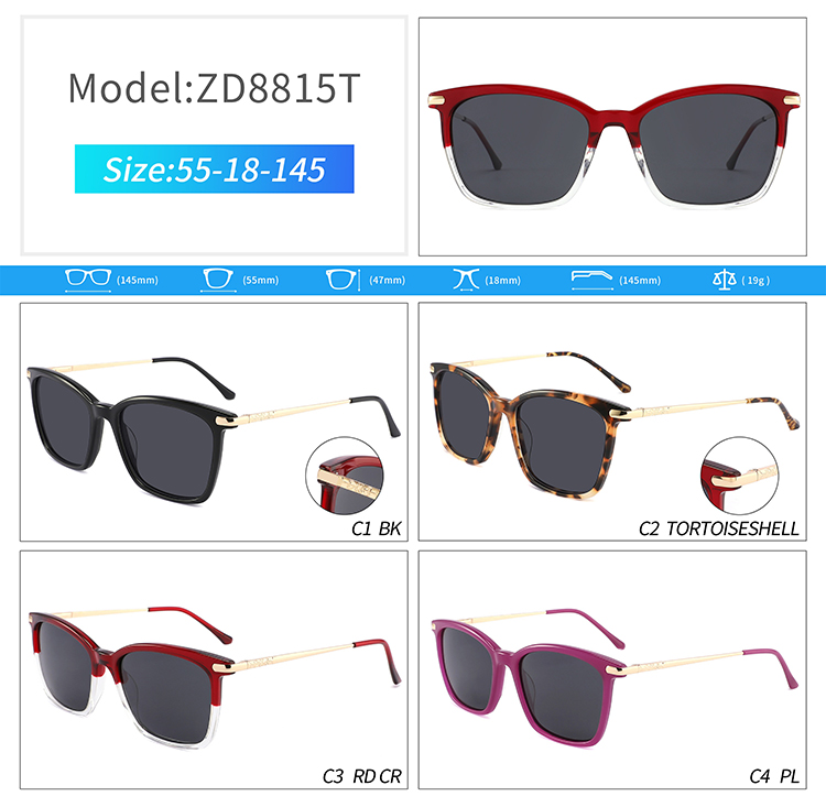 Lunettes de soleil ZD8815-fashion en vrac