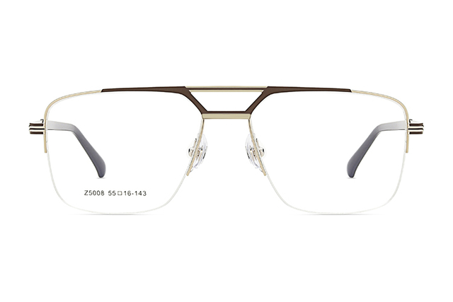 Monture de lunettes en métal, vente en gros, HT5008