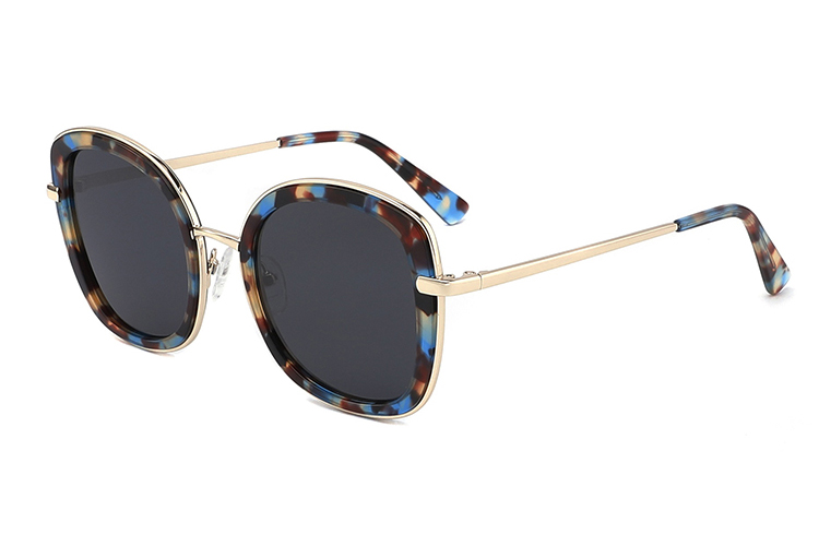 Lunettes de soleil en métal acétate-YD1041T