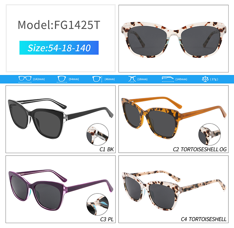 FG1425-vente en gros de lunettes de soleil de cr&eacute;ateur en vrac