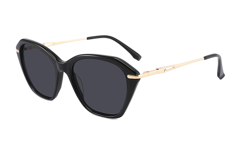 Lunettes de soleil en métal acétate-ZD8812T