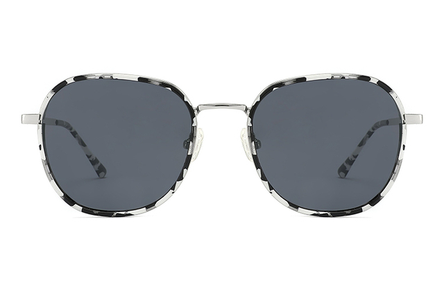 Lunettes de soleil en métal acétate-FG1104T