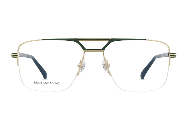 Monture de lunettes en métal, vente en gros, HT5008
